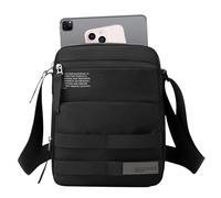 Borse A Tracolla Da Uomo - Design A Spalla Multi-Tasche Con Tessuto Impermeabile, Stile A Tracolla Resistente All'usura Disposizione Casuale Del Messenger, Borsa Di Trasporto Quotazioni, Nero , Se