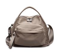 Borse a tracolla in nylon per le donne borsa con manico superiore leggera borsa a tracolla borsa casual per uscire borsa piccola borsa per pannolini, A01-kaki, 9.45x4.33x9.06inch, Casual