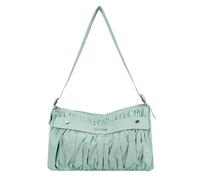 Borse a tracolla in nylon per le donne borse floppy per le donne borsa a tracolla borsa a tracolla Hobo Bag Satchel per viaggi di lavoro 2025, Verde chiaro, Taglia unica