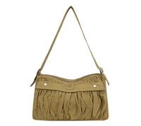 Borse a tracolla in nylon per le donne borse floppy per le donne borsa a tracolla borsa a tracolla Hobo Bag Satchel per viaggi di lavoro 2025, Marrone, Taglia unica