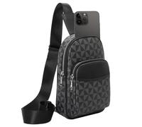 Borse a tracolla in pelle da donna, borsa sul petto da donna Design con | Fionda Due tasche con cerniera per lo shopping scolastico quotidiano
