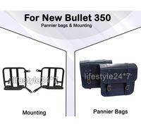 Borse a tracolla in pelle e montaggio D3 2023-25 "FOR ROYAL ENFIELD NEW...