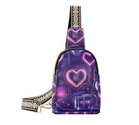 borse a tracolla leggere leggere di amore di San Valentino variopinte alla moda delle borse a tracolla piccole per l'escursionismo