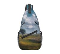 Borse A Tracolla Little Tree On The Prairie Prints Torace Daypack Casual Multiuso Borsa A Tracolla, Per Routine Di Fitness, Escursionismo, Correre, Sport All'Aperto