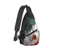 Borse A Tracolla Mexico-Mexican-Flag Zaino Alla Moda Multiuso Traspirante Borsa A Traversa, Per Sport All'Aperto, Correre, Viaggio