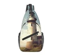 Borse A Tracolla Old Lighthouse Zaino Alla Moda Traspirante Multiuso Marsupio, Per Viaggio, Uomo, Lavoro, Donna