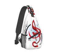 Borse a tracolla per donna Borsa a tracolla impermeabile da uomo, zaino da viaggio ed escursionismo, elementi essenziali da viaggio - Musica colorata