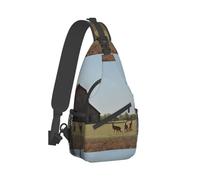 Borse a tracolla per donna Borsa a tracolla impermeabile da uomo, zaino da viaggio ed escursionismo, elementi essenziali da viaggio - Teschio Scheletro