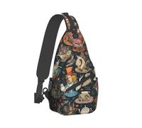 Borse a tracolla per donna Borsa a tracolla impermeabile da uomo, zaino da viaggio ed escursionismo, elementi essenziali da viaggio - Marmo bianco nero