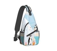 Borse a tracolla per donna Borsa a tracolla impermeabile da uomo, zaino da viaggio ed escursionismo, elementi essenziali da viaggio - Simpatico coniglio bianco