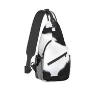 Borse a tracolla per donna e uomo Borsa a tracolla impermeabile, zaino da viaggio ed escursionismo, elementi essenziali da viaggio - Simpatico carlino nero