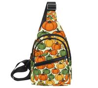 Borse a tracolla per donne e uomini Helloween Pumkins_136 Borsa a tracolla Bakpack Casual con tracolla convertibile, Multicolore 15., 11.8x7x1.5in/30x18x4cm