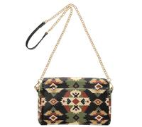 Borse a tracolla per le donne borsa in pelle vegana borse a tracolla impermeabili per le donne motivo geometrico bohémien immagine digitale