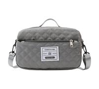 Borse a tracolla per le donne borse a tracolla per il lavoro quotidiano alla moda sacchetti con manico superiore borsa con cinghie rimovibili borsa a tracolla a scacchi, grigio, One Size