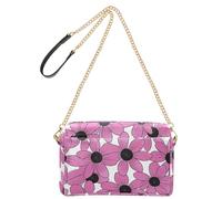 Borse a tracolla per le donne in pelle vegana dagli occhi neri Susan Simple Line Art Valentinesnes pesca Cross Over borsa a tracolla impermeabile per donna