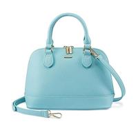 Borse a tracolla piccole per le donne Classic Double Zip Top Handle Dome Satchel Bag Borsa a tracolla, Blu-verde.