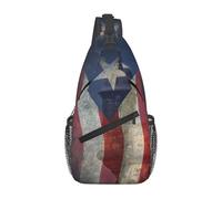 Borse A Tracolla Puerto Rico Zaini Petto Casual Cintura Regolabile Borsa A Tracolla, Per Camminare, Viaggio, Uomo