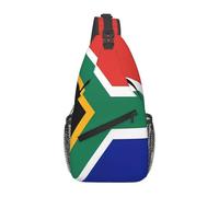Borse A Tracolla South African Flag Zaino A Tracolla Sportivo Cintura Regolabile Casual Borsello Tracolla, Per Scuola, Viaggio, Sport All'Aperto