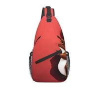 Borse A Tracolla Squirrels Under The Red City Wall Sacca Per Casse Di Fionda Casual Cintura Regolabile Borsa A Traversa, Per Escursionismo, Camminare, Viaggio, Donna