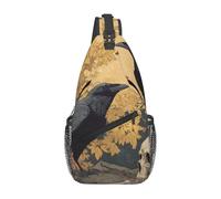 Borse A Tracolla The Bird On The Skull Prints Pacchetto Frontale A Spalla Casual Multiuso Borsa A Traversa, Per Escursionismo, Donna, Uomo, Viaggio
