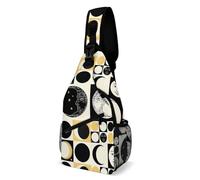 Borse A Tracolla The Mod 60S Zaino Alla Moda Cintura Regolabile Traspirante Pacchetto Da Viaggio Per Spalle, Per Escursionismo, Camminare, Ciclismo