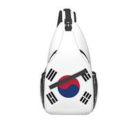 Borse A Tracolla The South Korean Flag Monospalla Uomo Casual Cintura Regolabile Borse A Spalla Da Uomo, Per Correre, Viaggio, Escursionismo