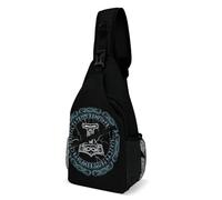Borse A Tracolla Viking Norse Mythology Magic Rune Piccola Sling Bag Multiuso Traspirante Borsa A Tracolla, Per Viaggio, Sport All'Aperto, Ciclismo