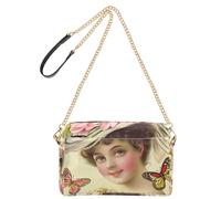 Borse a tracolla vintage Victoria Age Beauty per le donne piccole borse in pelle vegana da donna casual borse con zip borse a tracolla da donna