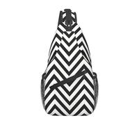 Borse A Tracolla Zigzag Stripe Zaino Alla Moda Multiuso Traspirante Borsa A Tracolla, Per Escursionismo, Ciclismo, Donna