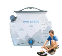 Borse Acqua per Il Campeggio | Contenitori Grande Capacità Riutilizzabili | Portatile Pieghevole 8L Impermeabile per Casa Auto Viaggio Esterno Prevenzione Antincendio Emergenza Escursionismo