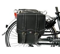 BORSE AL PORTAPACCHI PER BICICLETTE SIMIL CUOIO NERO MADE IN ITALY MONTEGRAPPA