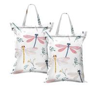 Borse bagnate impermeabili della borsa di viaggio della lavanderia sporca per il costume da bagno e gli asciugamani con la maniglia 2 PCS
