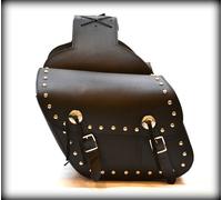 Borse Biker IN Cuoio Chiodi Moto Custom Harley Shadow Sportster VN Intromettersi
