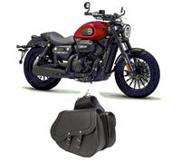 Borse bisacce sotto sella valige laterali moto pelle rigida per Benda v302 V 302