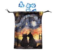 Borse borse per carte tarocchi, borsa per i tarocchi - Borsa di stoccaggio dei da parati 13x18 cm,Custodia protettiva per il mazzo per i mazzi Oracle Tarocchi e carte da di dimensioni standard