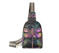 Borse colorate alla moda delle libellule della Boemia per le ragazze borsa del corpo di modo per gli uomini per, Libellule colorate bohémien, 1 size