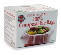 Borse compostabili al 100% Norpro CONTERIORE 50 (870) GRIGIO