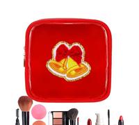 Borse con Cerniera per il Natale | Astuccio Con Cerniera | Borsa per Cosmetici da Viaggio - Per Imballaggio Uomini Donne Signorina Studente Dormitorio Appartamento Hotel Palestra