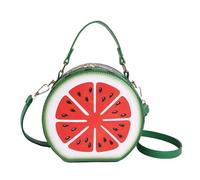 Borse con manico superiore in PU anguria per borse a tracolla da frutta | Graziosa borsa a tracolla da spiaggia con tracolla regolabile per viaggi di lavoro e uso quotidiano