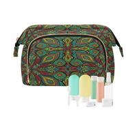 Borse cosmetiche con cerniera Vivid Paisley Bloom Boho Essentials Jewelry sacchetto per accessori da viaggio