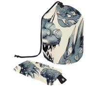 Borse cosmetiche da viaggio Borsa per il trucco, Cool Monster Claw Donne Custodie pieghevoli portatili, Multifunzionale Toilette Secchio Borse rotonde Organizer Storage, Artiglio mostro fresco,