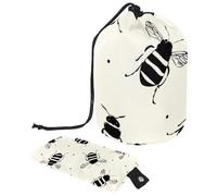 Borse cosmetiche da viaggio Secchio Borsa per il trucco, Cartoon Cute Little Bees Donne Custodie pieghevoli portatili, Multifunzionale Toilette Secchio Borse Rotonde Organizer Storage, Cartone animato