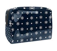 Borse cosmetiche impermeabili, borse cosmetiche da viaggio con calze di Natale rosse, borse per trucco portatili multifunzionali, organizer per cosmetici da viaggio per donne, Multicolore 05,