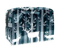 Borse cosmetiche impermeabili, borse cosmetiche da viaggio con calze di Natale rosse, borse per trucco portatili multifunzionali, organizer per cosmetici da viaggio per donne, Multicolore 10.,