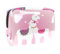 Borse cosmetiche impermeabili, borse cosmetiche di viaggio viola sveglie dell'alpaca, borse cosmetiche portatili multifunzionali, borsa di immagazzinaggio cosmetica per le, Multicolore 10.,
