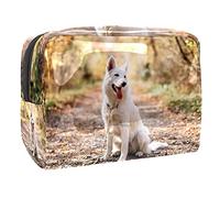 Borse cosmetiche impermeabili, carino Giappone Lucky Cats Kitty sfondo bianco borse cosmetiche da viaggio, borse cosmetiche portatili multifunzionali, borsa cosmetica per le donne, Multicolore 08,
