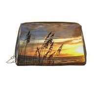 Borse cosmetiche per le donne grande borsa per il trucco in pelle per borsa borsa cosmetica borsa da viaggio portatile borsa da toilette da donna ragazze carino borse per lavaggio/camper felici, Calma