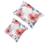 Borse cosmetiche tascabili da donna, borsa per il trucco in pelle impermeabile senza cerniera, borsa per il trucco a chiusura automatica per ragazze, mini borsa per borsa - Set di trifoglio leprechaun