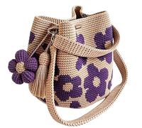 Borse Crochet per Donna Pochette boho in crochet fatta a mano