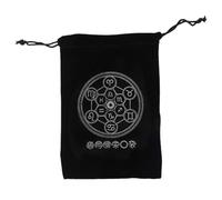 Borse Custodia per Tarocchi,Misteriosa custodia per carte dei tarocchi della magia nera - Borsa portaoggetti per dadi per carte dei tarocchi Borsa per tarocchi con coulisse Borsa porta carte dei taroc